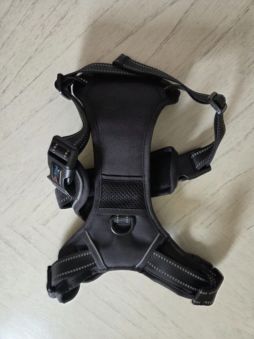 Phoepet Reflective Dog Harness Large Adjustable No Pull Vest with Handle